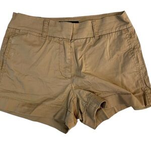 J. Crew Twill British Khaki Chino Shorts size 000